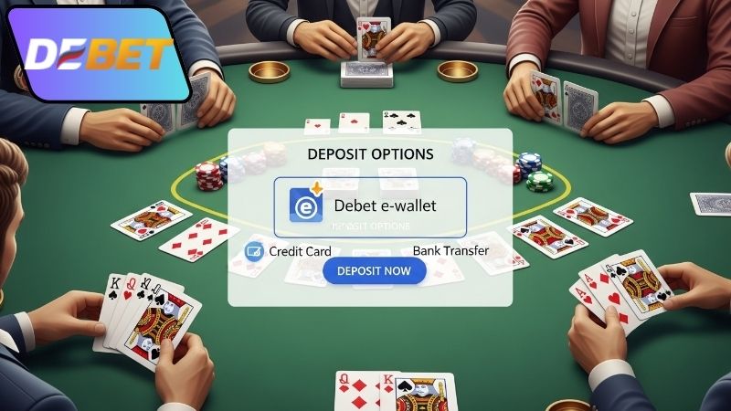 Game bài trực tuyến có nạp qua ví điện tử Debet tiện lợi 3 Cách chơi game bài trực tuyến có nạp qua ví điện tử Debet